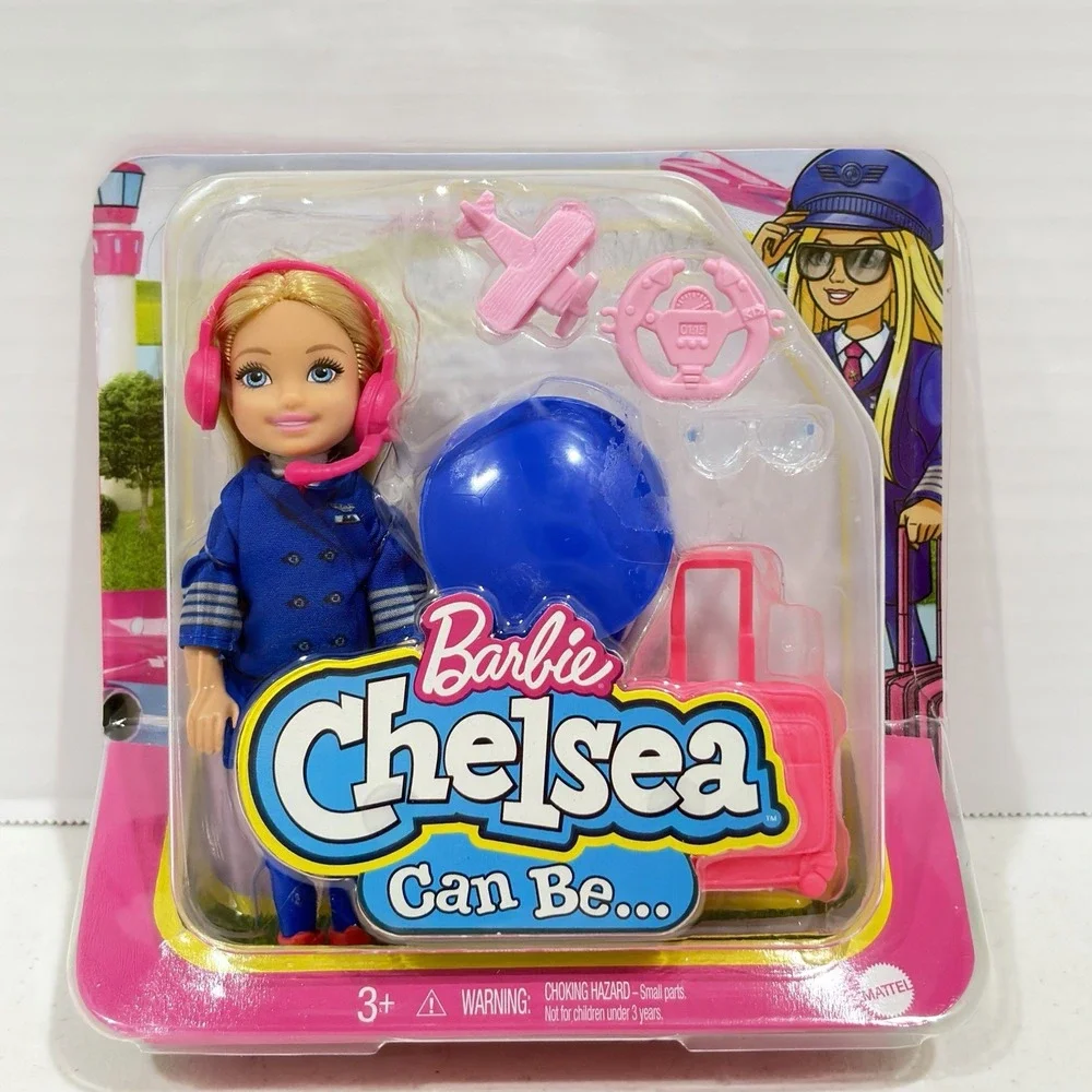 Barbie Chelsea Can Be Career Doll Assortment 6 inch Pilot  Boss Rock Star
